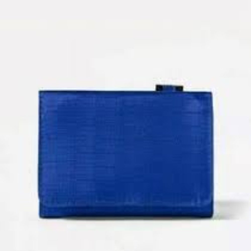 Blue Men’s Trifold Goodfellow Hook and Loop Wallet